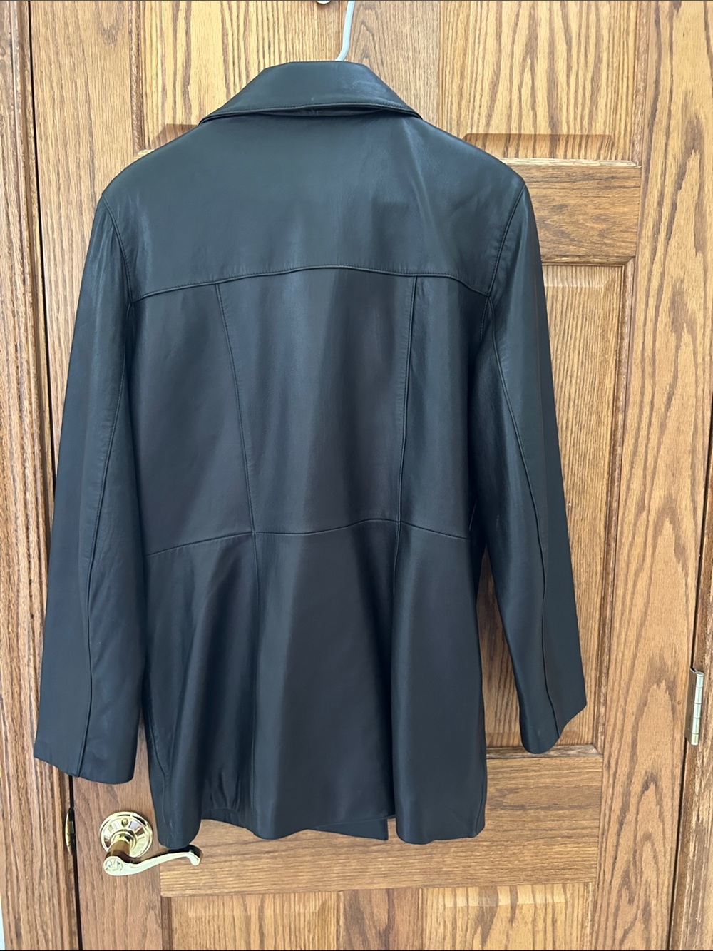 Siena Studio Black Leather Button-Front Jacket image 3